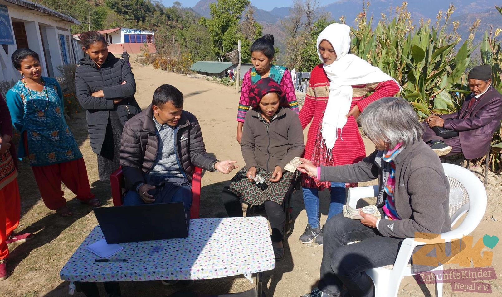 Startgeld Übergabe von ZuKi für Ausbildungskonto