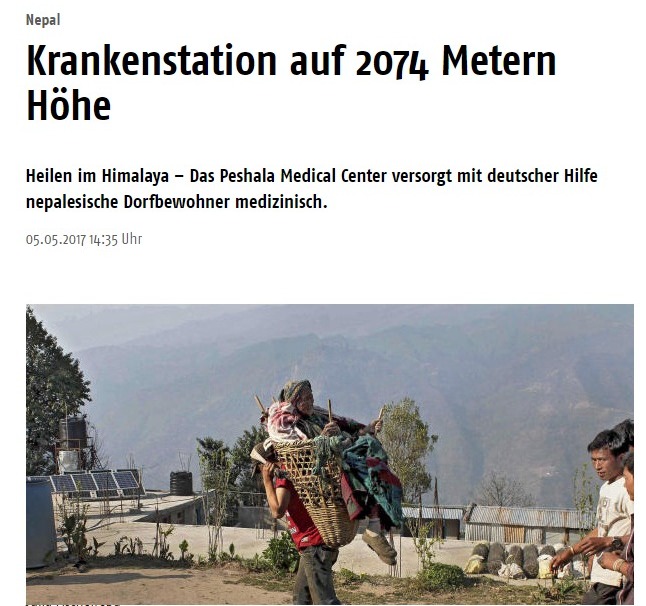 Nepal  Krankenstation auf 2074 Metern